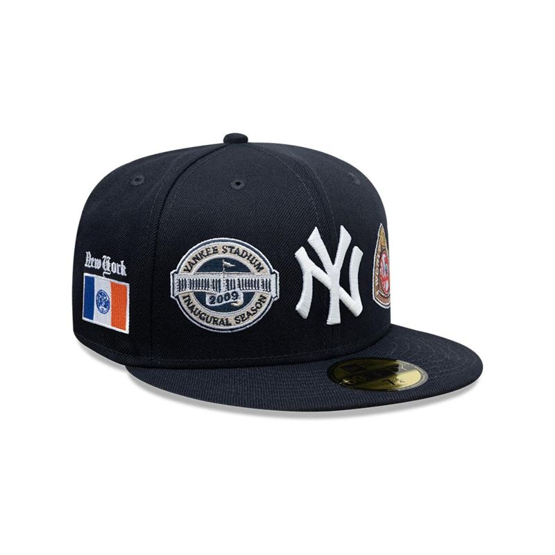 NEW ERA - Gorra 59Fifty New York Yankees MLB Many Patch Black