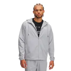 UNDER ARMOUR - Cortaviento Lifestyle para hombre Rival Woven Gris
