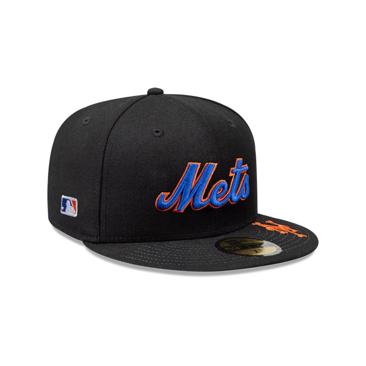 NEW ERA - Gorra 59Fifty New York Mets MLB Visor Logo Black