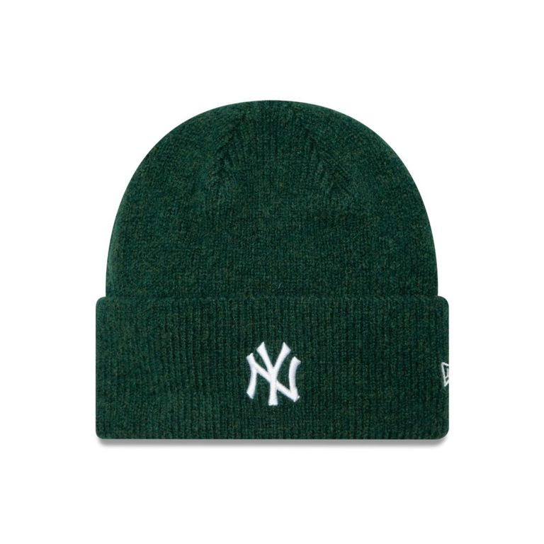 Beanie New York Yankees MLB Wide Cuff Dark Green Woman Verde TALLA UNICA