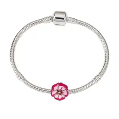 GENERICO - Pulsera con charm Flor Esmaltada