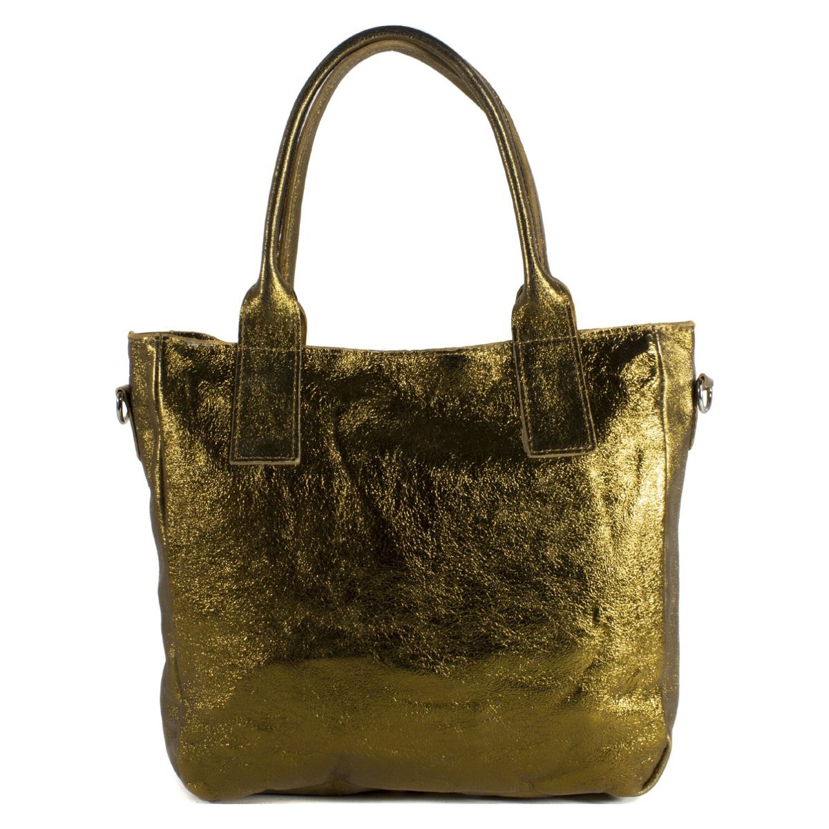 MAILEA - Cartera Cuero Metal