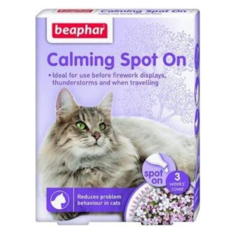 BEAPHAR - Calming Spot On / Pipetas Antiestrés/Gato