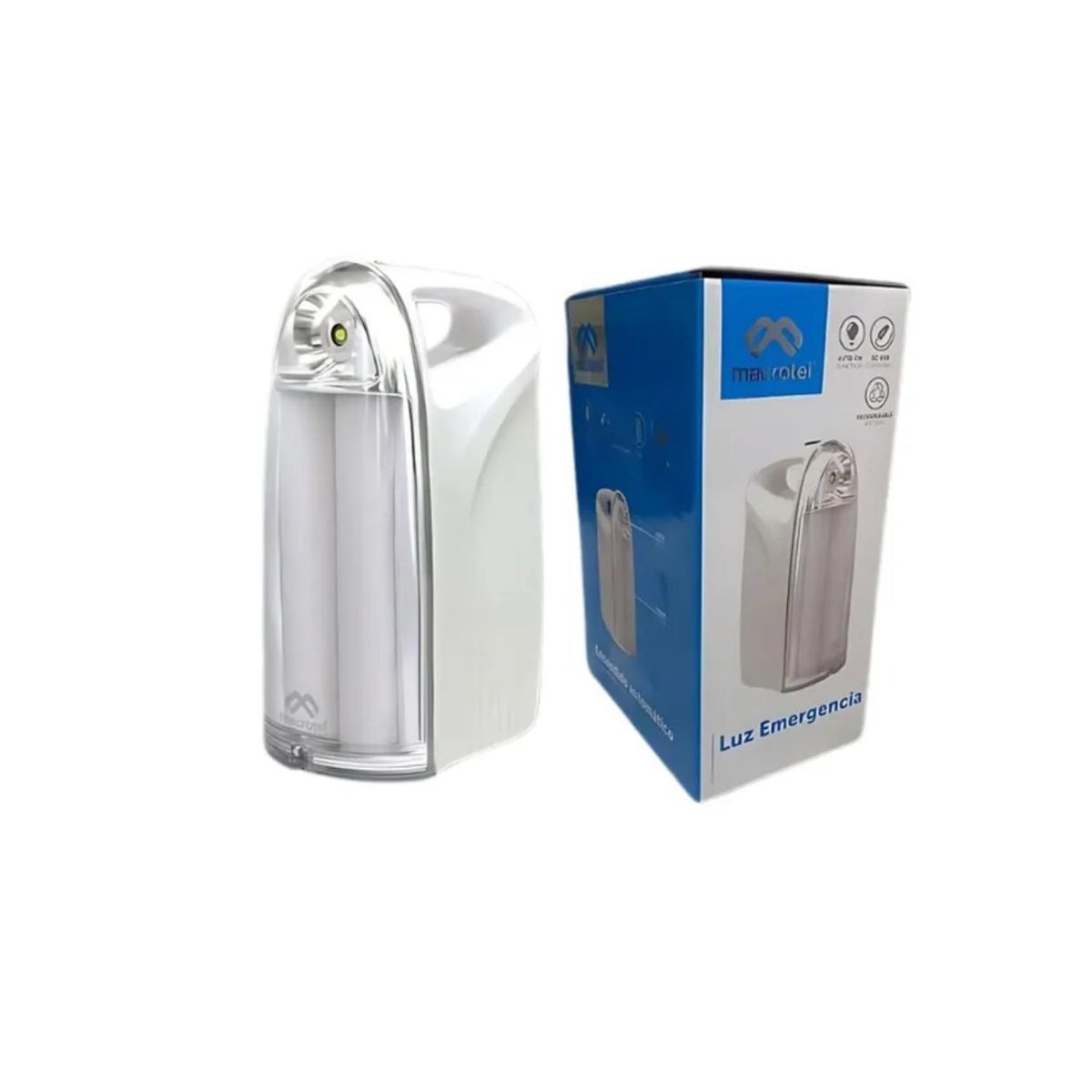 MACROTEL - Lampara De Emergencia LED 12W 200lm USB MS6350 Macrotel