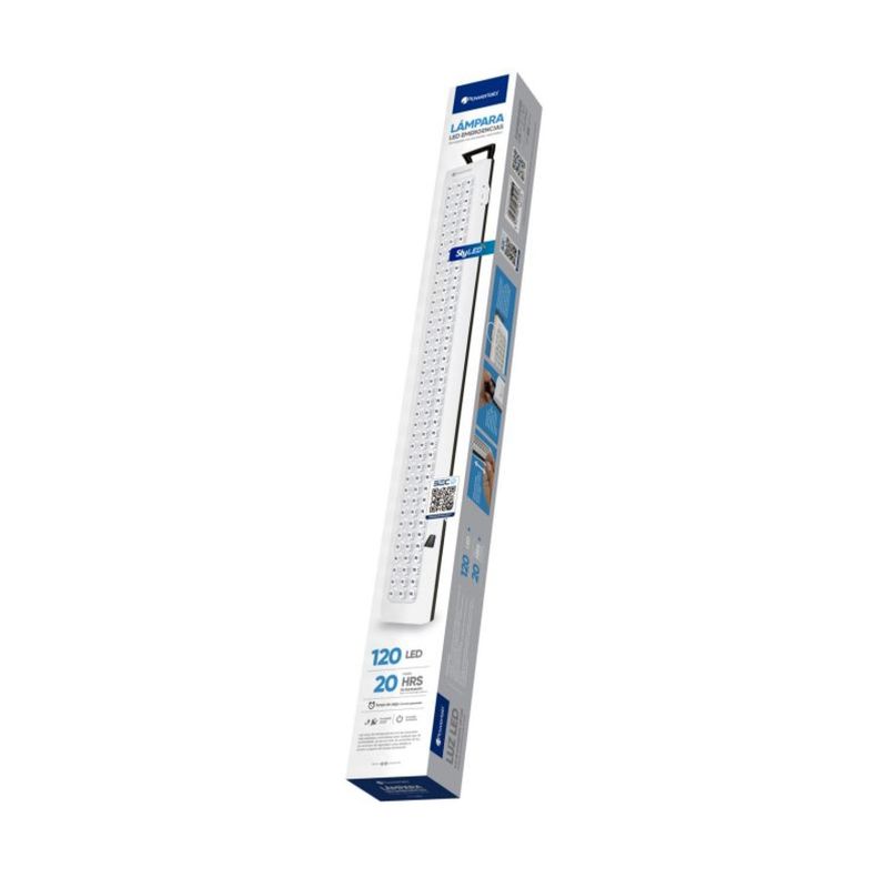 POWERLAB - Lampara De Emergencia 160LED 640lm 5W Blanco 7260 Powerlab