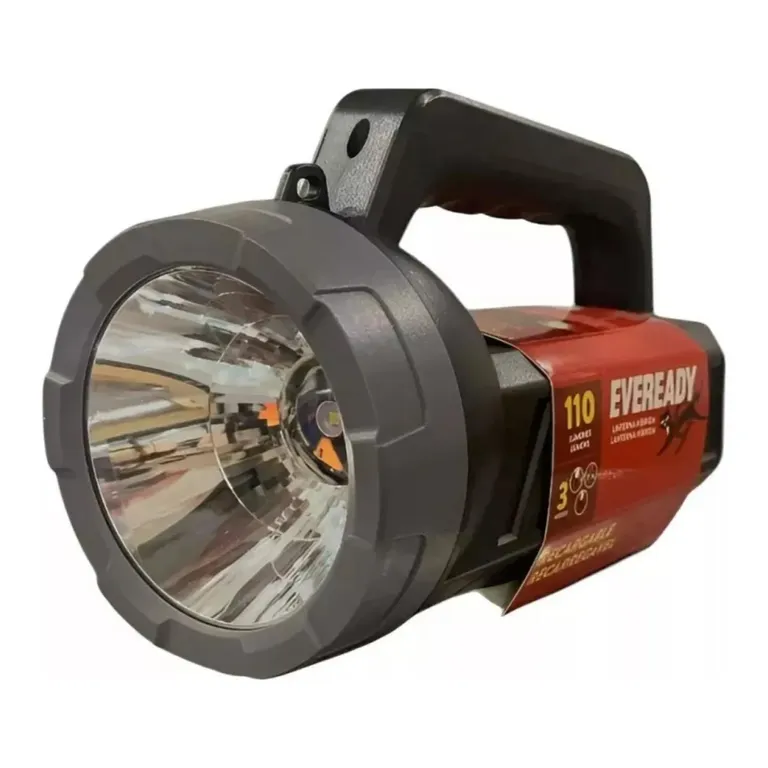 Linterna Foco LED 110lm Hibrida Recargable USB Negro