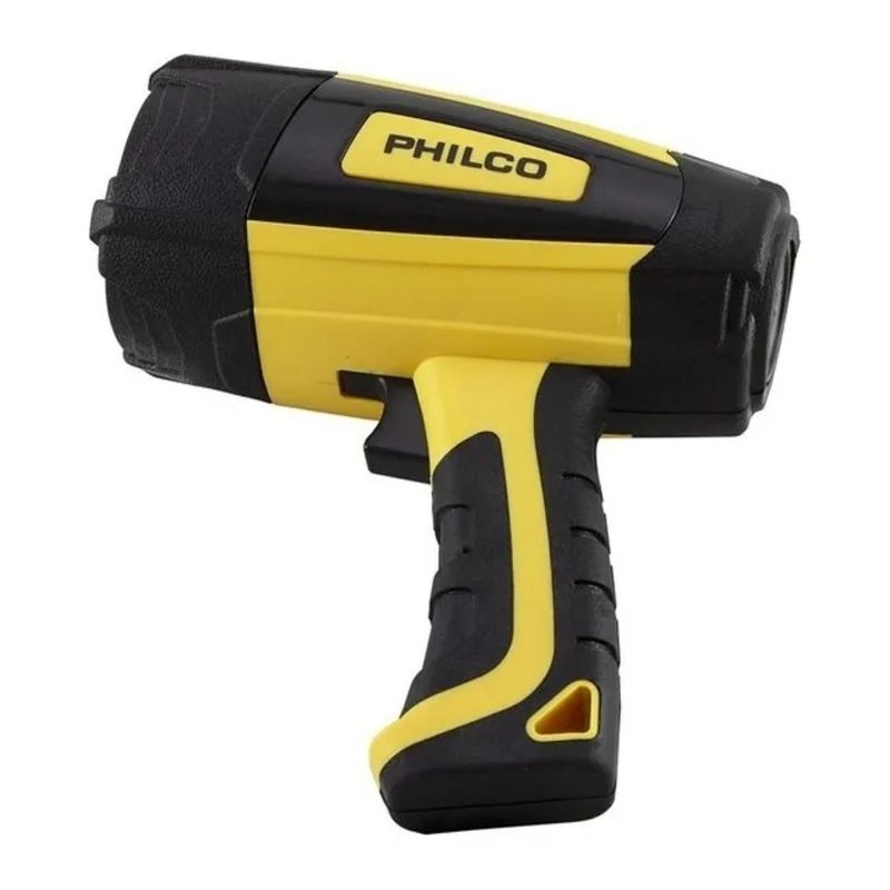 PHILCO - Foco Linterna 1LED Hig Power 300lm Recargable Amarillo Philco