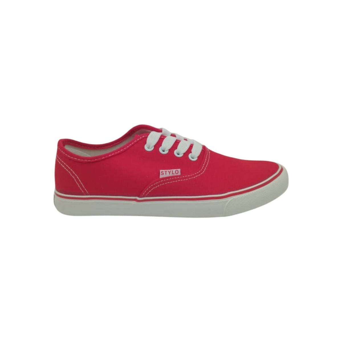 HERIEL - Zapatilla Roja Baja Mujer