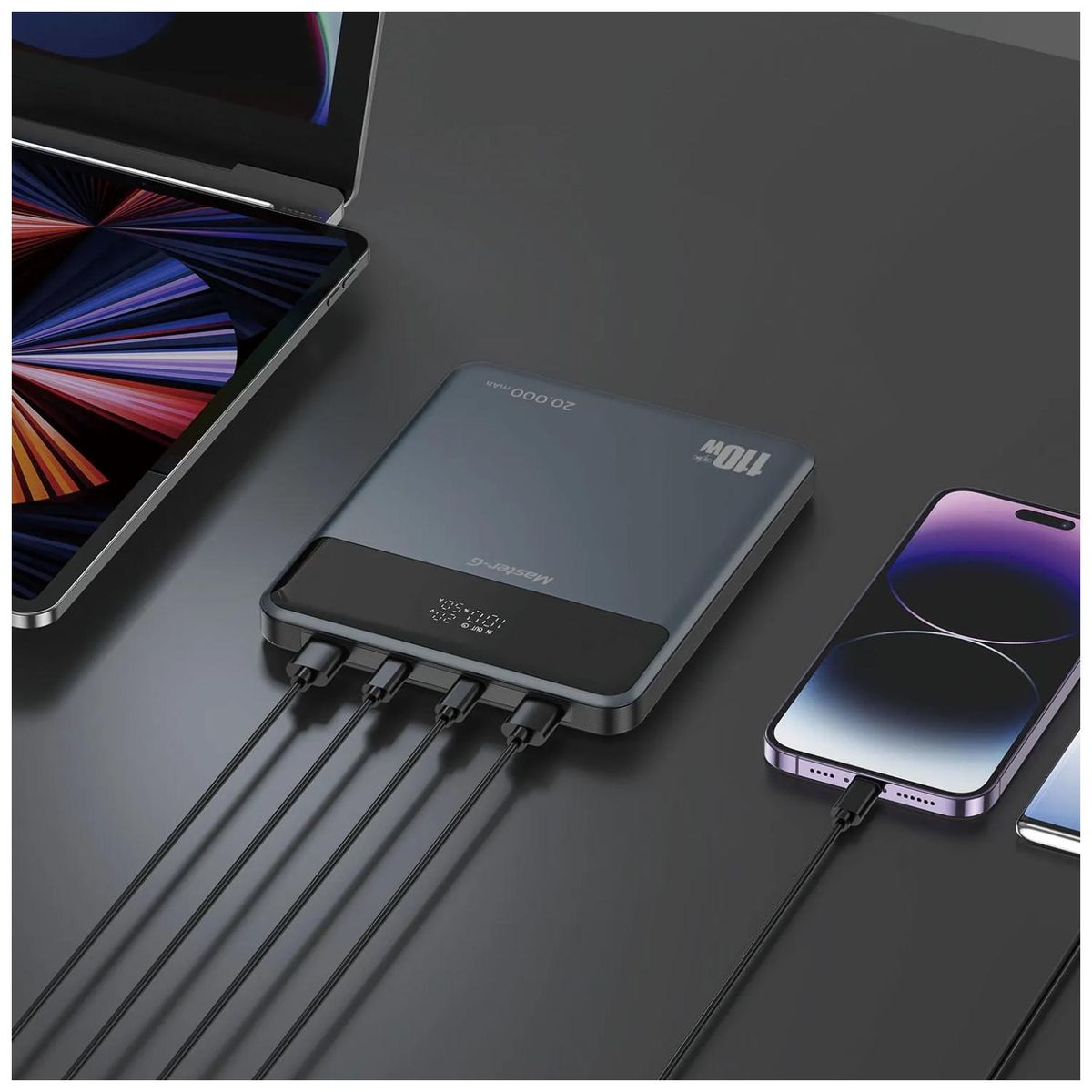 MASTER G - PowerBank Cargador Portatil 20000mAh 110W Notebook Master-G