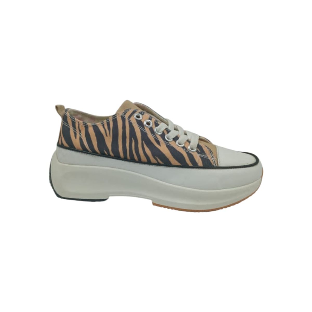HERIEL - Zapatilla Rosa Print Plataforma Mujer