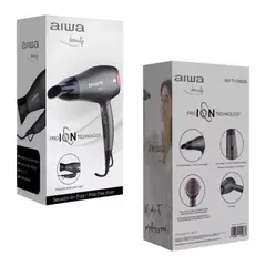AIWA - Secador De Pelo Cabello 1800W 2N 2V Gris Aw-thd1839