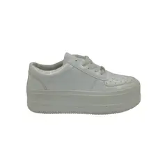 HERIEL - Zapatilla Blanca Plataforma