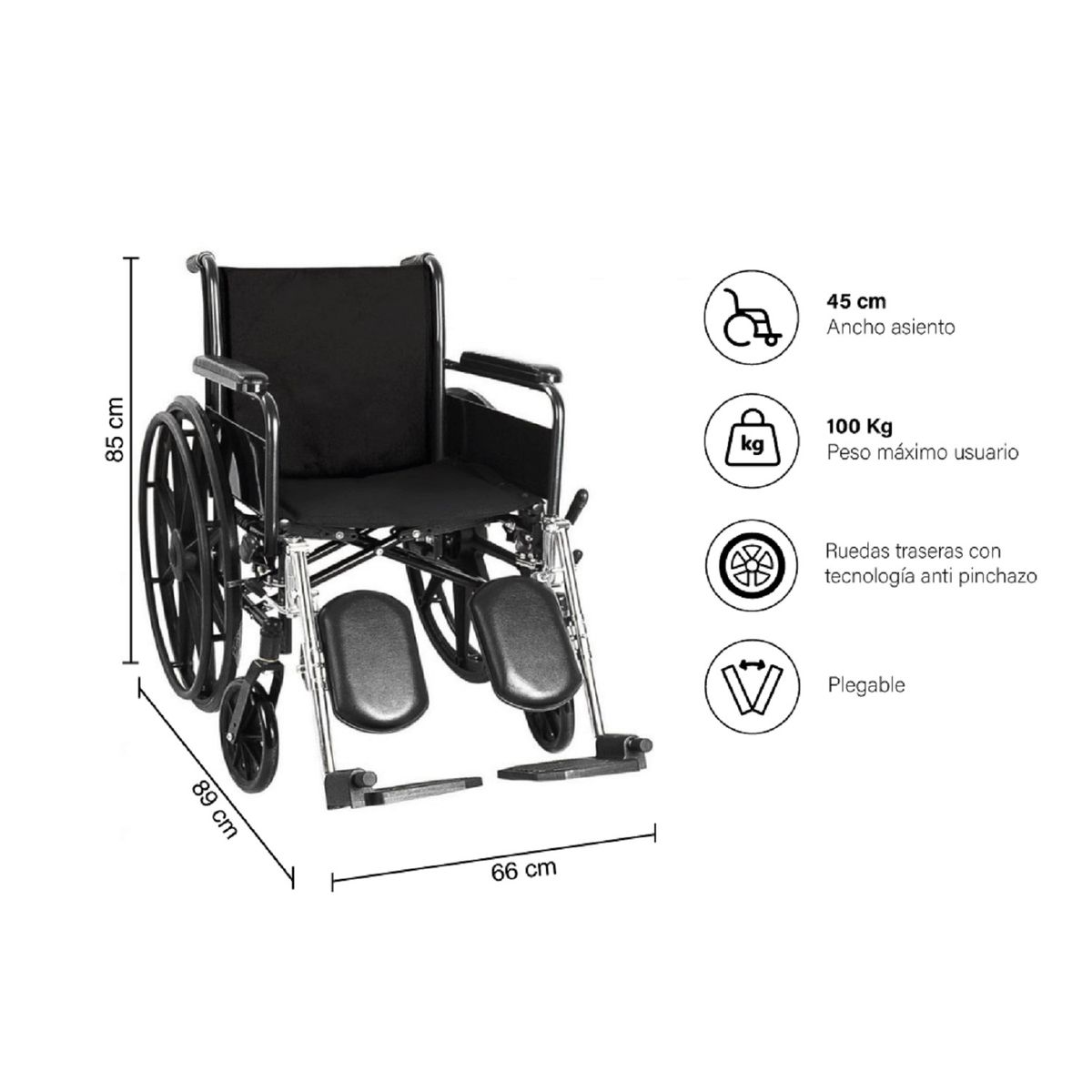 FIRST CARE - Silla de Ruedas Traumatológica