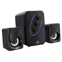 MONSTER GAMES - Sistema De Sonido Subwoofer AUX USB Quake 2.1