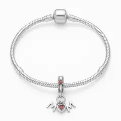 GENERICO - Pulsera con Charm “MOM”