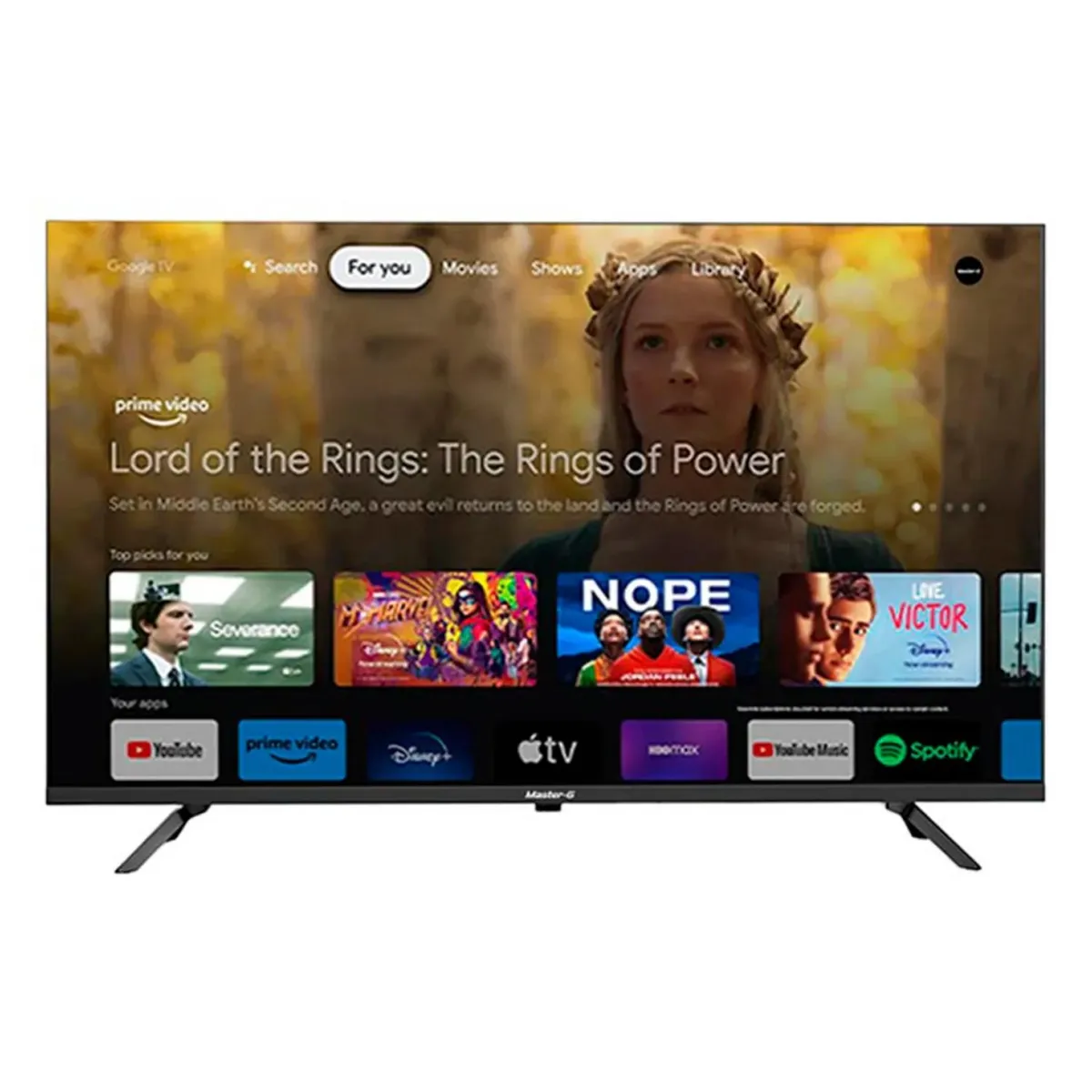 MASTER G - Televisor Smart Tv Google Tv 43" FHD WiFi MGG43FFK  Master-G