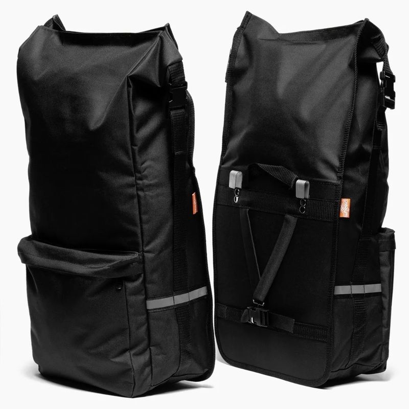 GENERICO - Pack X2 Alforja Bicicleta Cicloturismo Travesia 70 Litros