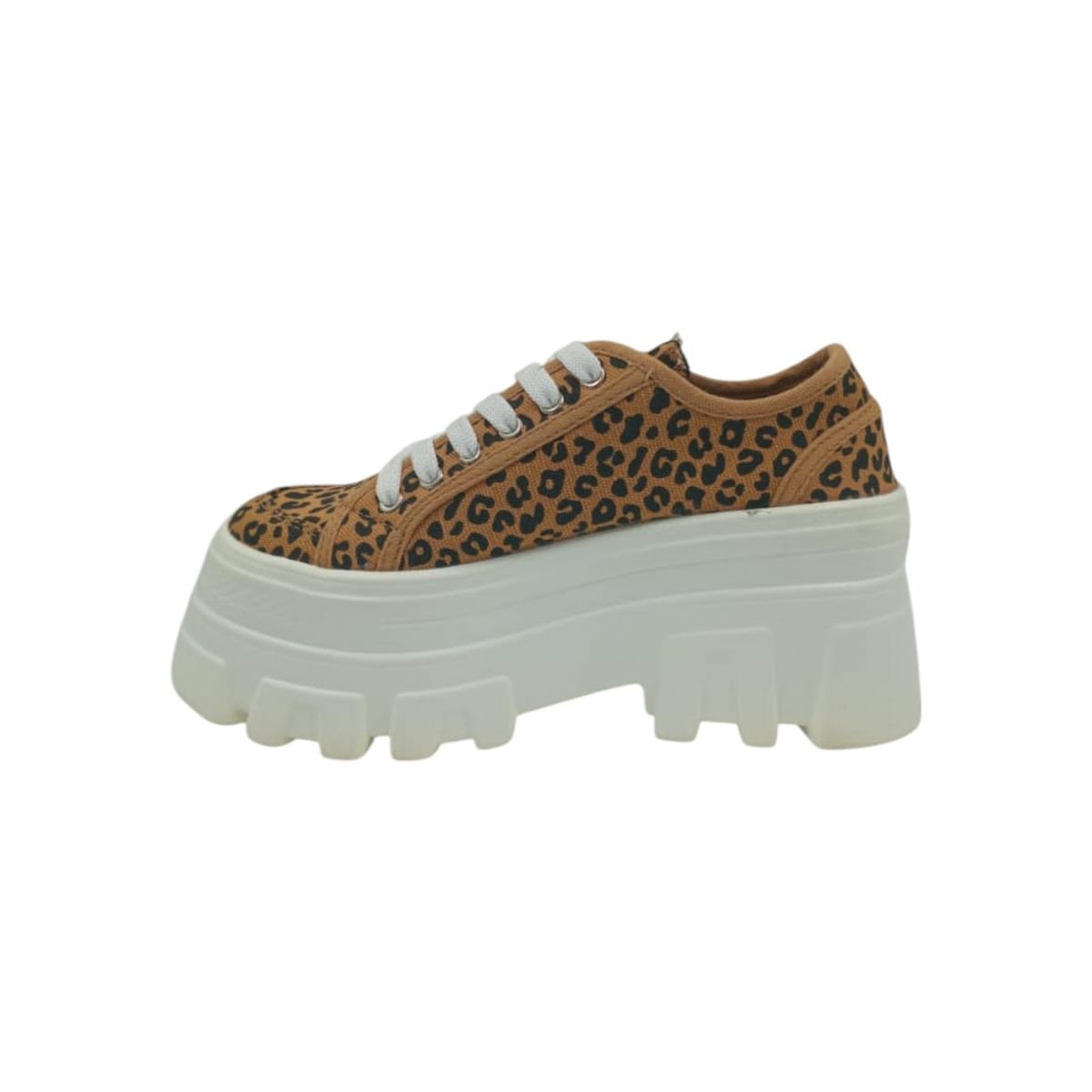 HERIEL - Zapatilla Camel Print Plataforma Mujer