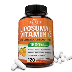 GENERICO - Daitea Vitamina C Liposomal Acido Ascorbico 1600mg 120 Caps