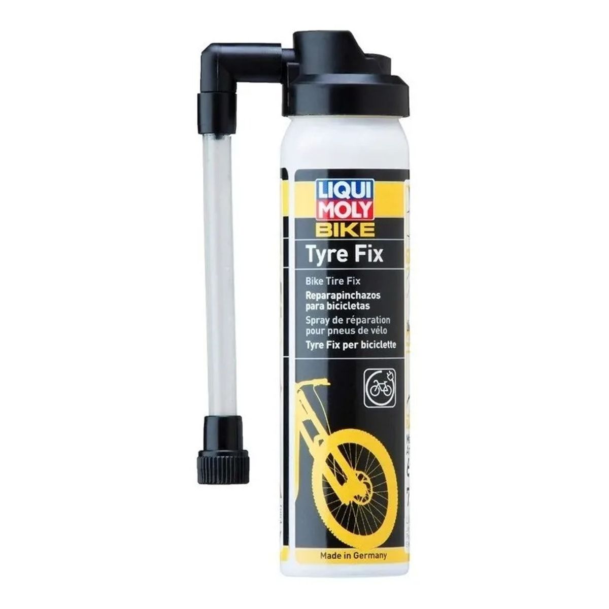 GENERICO - Reparador Pinchazos Portable Bicicleta Tyre Fix Aerosol 75ml