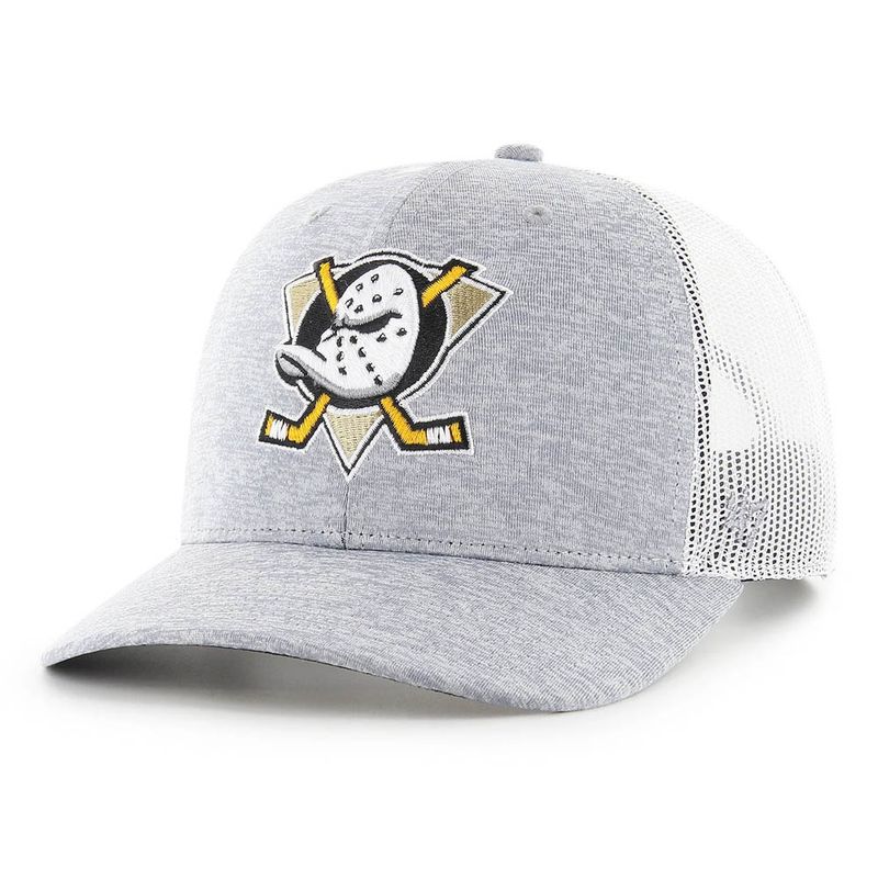 47 - Jockey Anaheim Ducks Gray Harrin Trucker