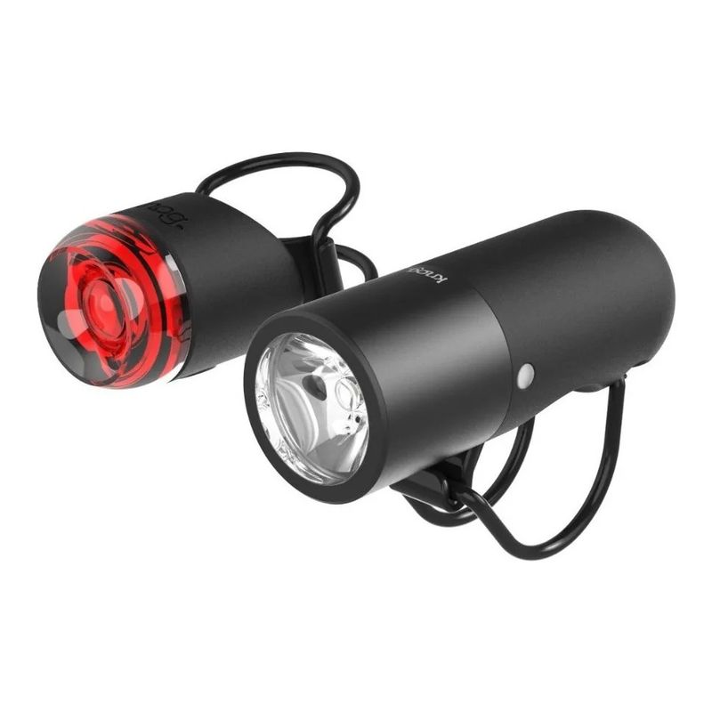 GENERICO - Luz Bicicleta Knog Plugger Pack Delantera Y Trasera 350 L