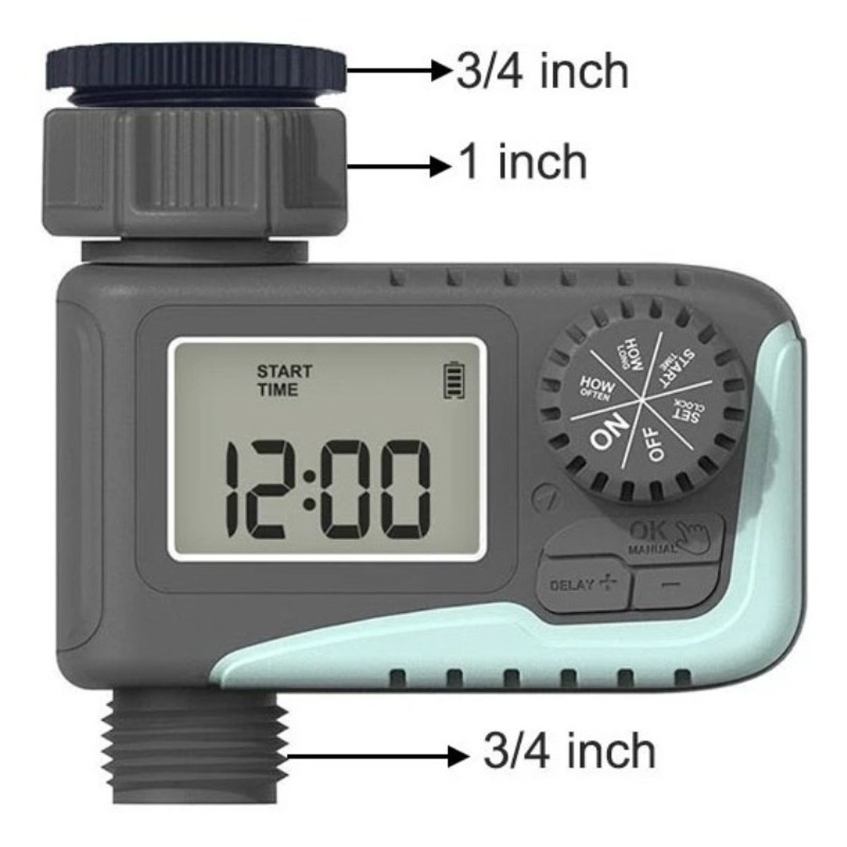 QUICK - Programador Riego Automatico Controlador Timer Digital 1zona