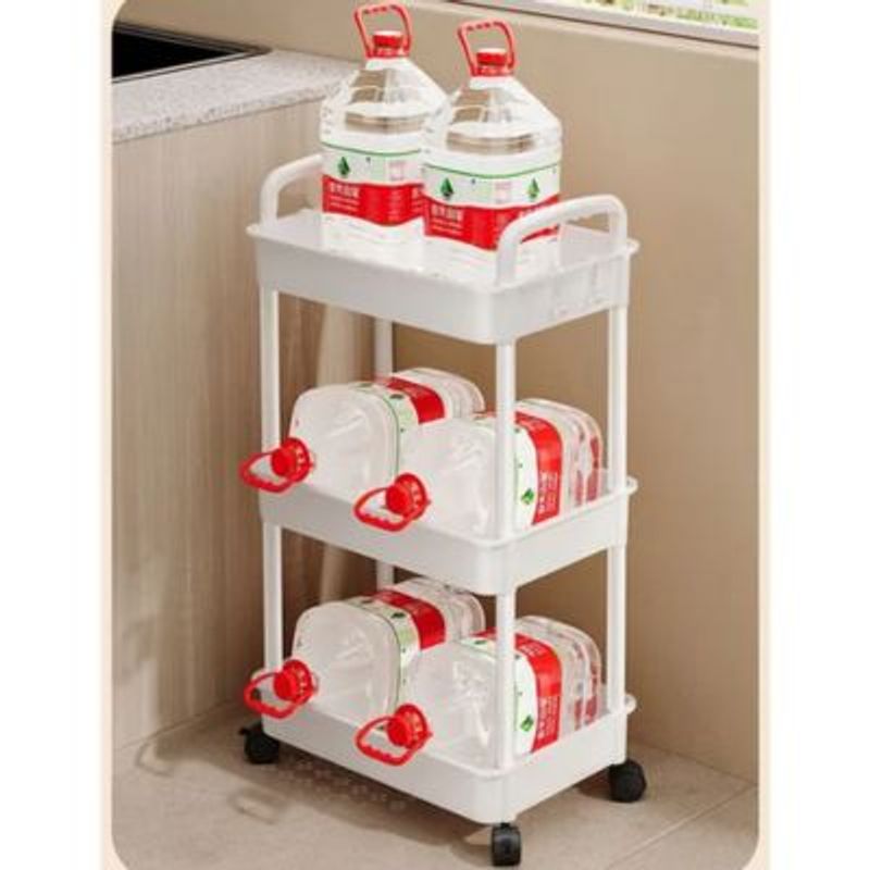 GENERICO - Organizador de Almacenamiento Multiusos para Cocina y Baño Blanco