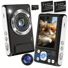 GENERICO - Cámara Fotográfica 4k Autofocus Video P Selfies Vlogs Viaje