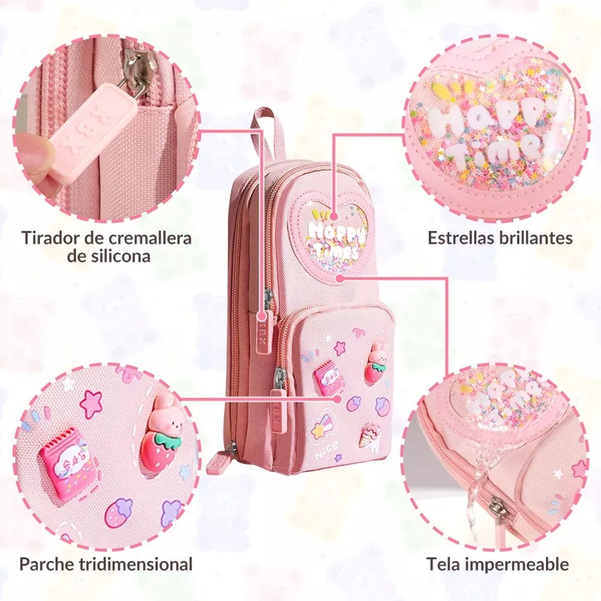 TNAKIEX - Estuche Organizador De Lápices Escolar Gran Capacidad Niñas