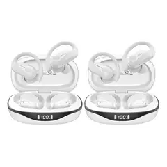 LENOVO - Pack 2 Audífonos Bluetooth LP75 Blanco