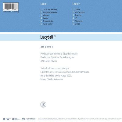 Imagen 2 del producto Vinilo lucybell amanece blue vinyl 1lp