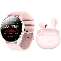 Audífonos Tws Air 3 -Rosa in-ear Bluetooth 5.4 y Watch S10-P