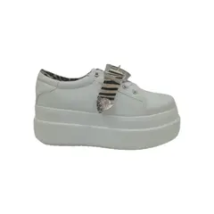 HERIEL - Zapatilla Blanca Plataforma