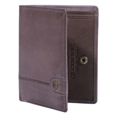 Imagen 2 del producto Billetera de cuero Hombre Texas 1161 GrisMarrón