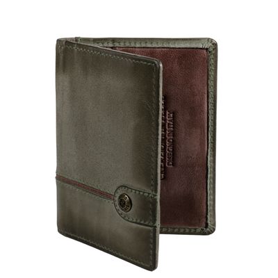 Imagen 2 del producto Tarjetero de cuero Hombre Texas 1165 VerdeMarrón
