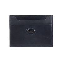 Tarjetero de cuero Hombre Bolonia 1173 - Azul