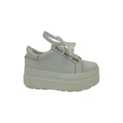 HERIEL - Zapatilla Blanca Plataforma
