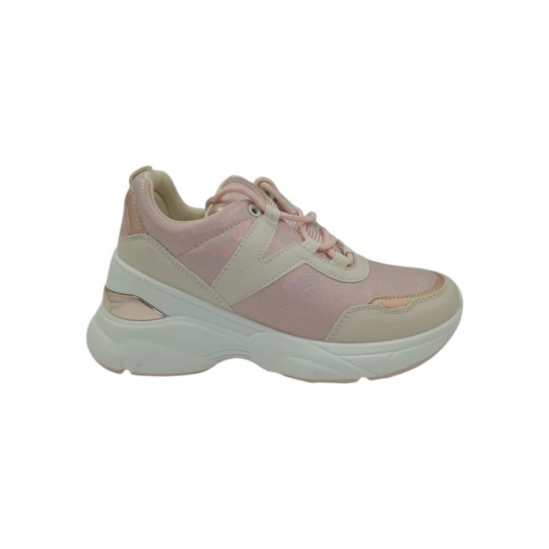 HERIEL - Zapatilla Rosa Plataforma Mujer