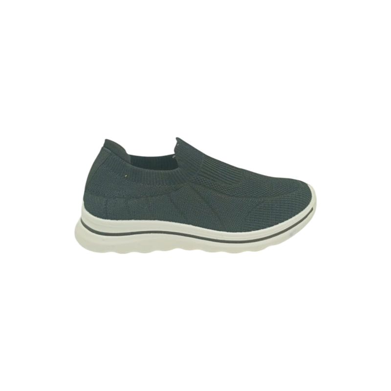 HERIEL - Zapatilla Negra Textil Mujer