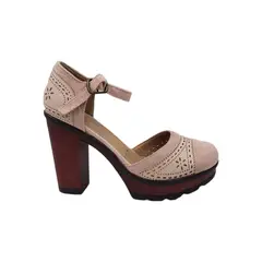 HERIEL - Zapato Rosa Taco Alto