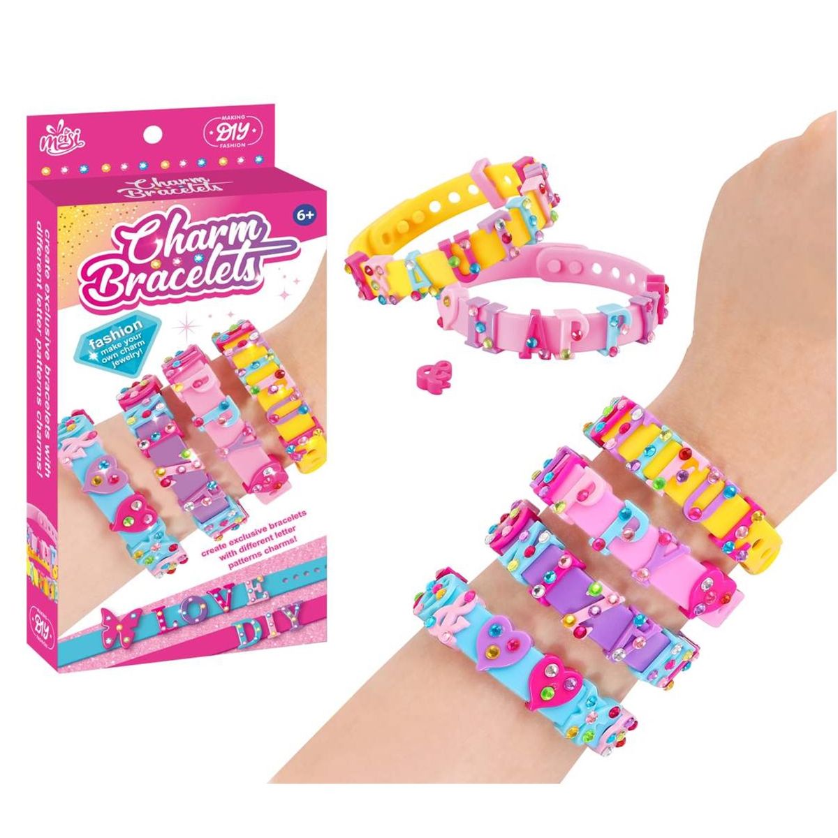 GENERICO - Set Juego Pulseras Manualidades Set Amar Decorar Accesorios
