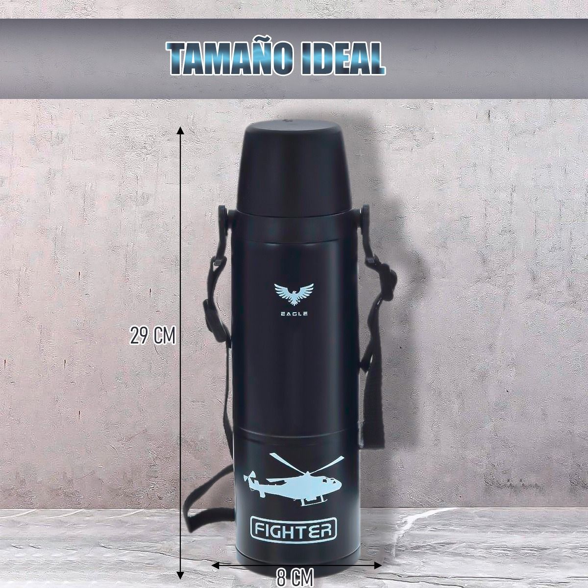 ARCA SHOPPING - Termo Agua Caliente Botella Termica Termo Cafe Termo 1 Litro