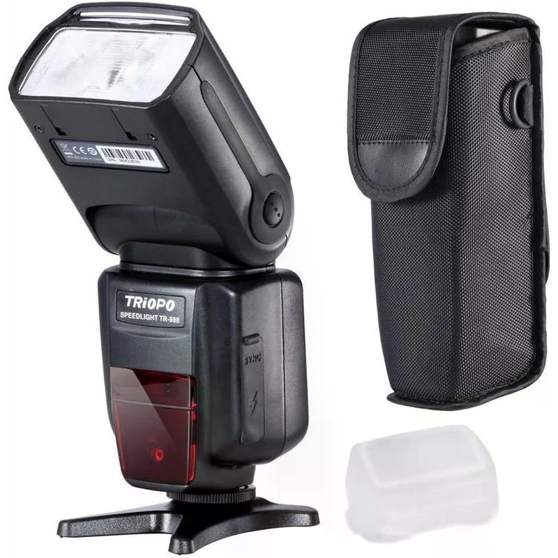 GENERICO - Triopo TR-988 Flash Para Canon y Nikon Alta Velocidad 18000 HSS E-TTL I-TTL GN58