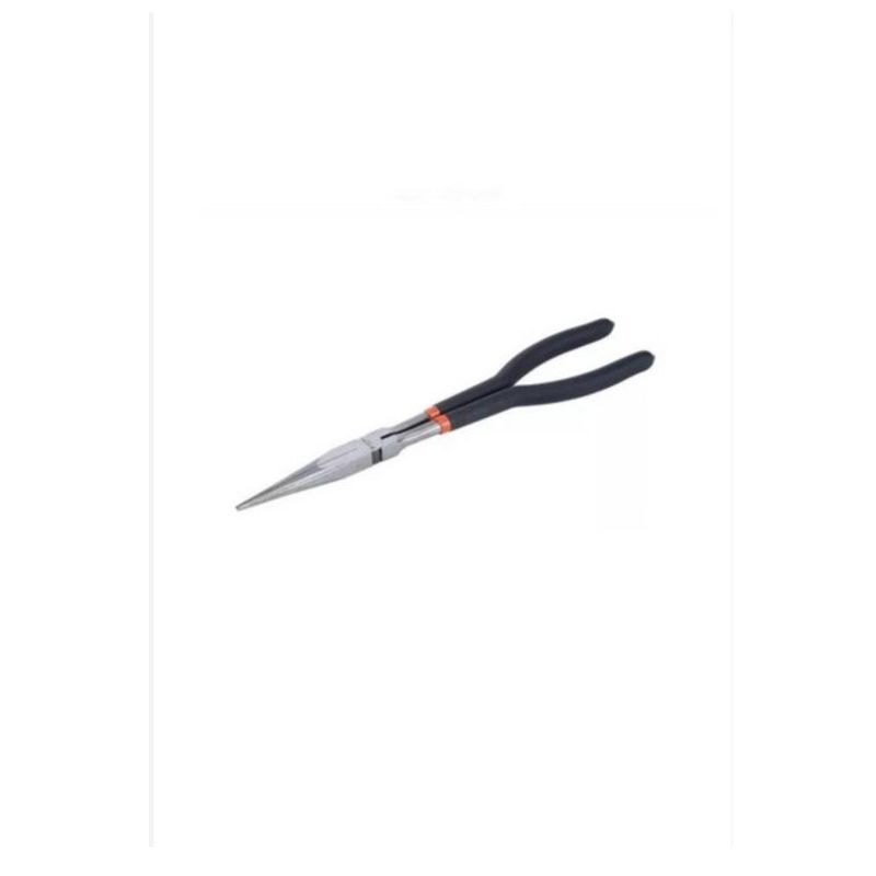 TACTIX - Alicate Punta Extra Larga 28cm largo alcance Acero cromo vanadio - Plateado
