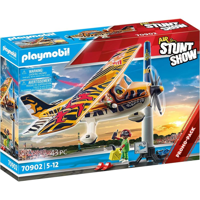 PLAYMOBIL - PLAYMOBIL AIR STUNT SHOW TIGER PROPELLER PLANE PM70902