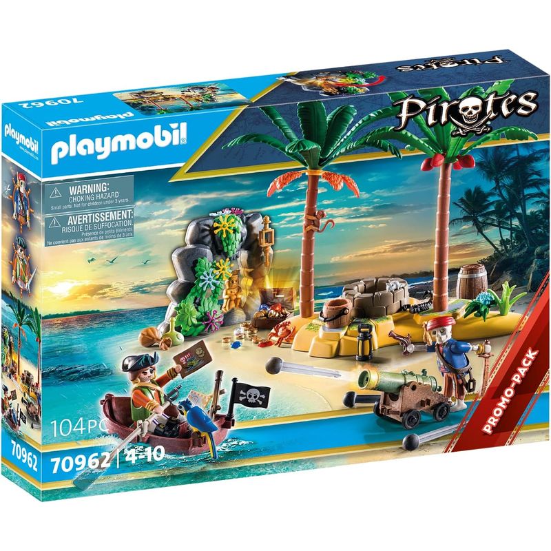 PLAYMOBIL - PLAYMOBIL LA ISLA DEL TESORO PIRATA CON BOTE PM70962