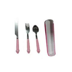 GENERICO - Caja cubiertos 3unds para niños