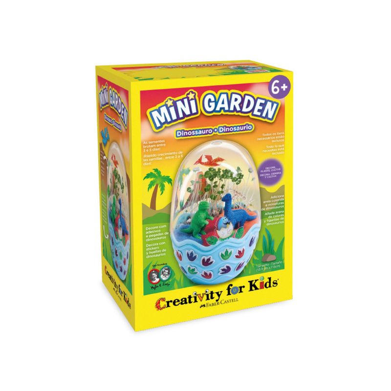 FABER-CASTELL - Creativity for Kids: Mini Garden - Dinosaurio Kit Terrario