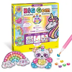 FABER-CASTELL - Creativity for Kids: Pintura con diamantes - Magia